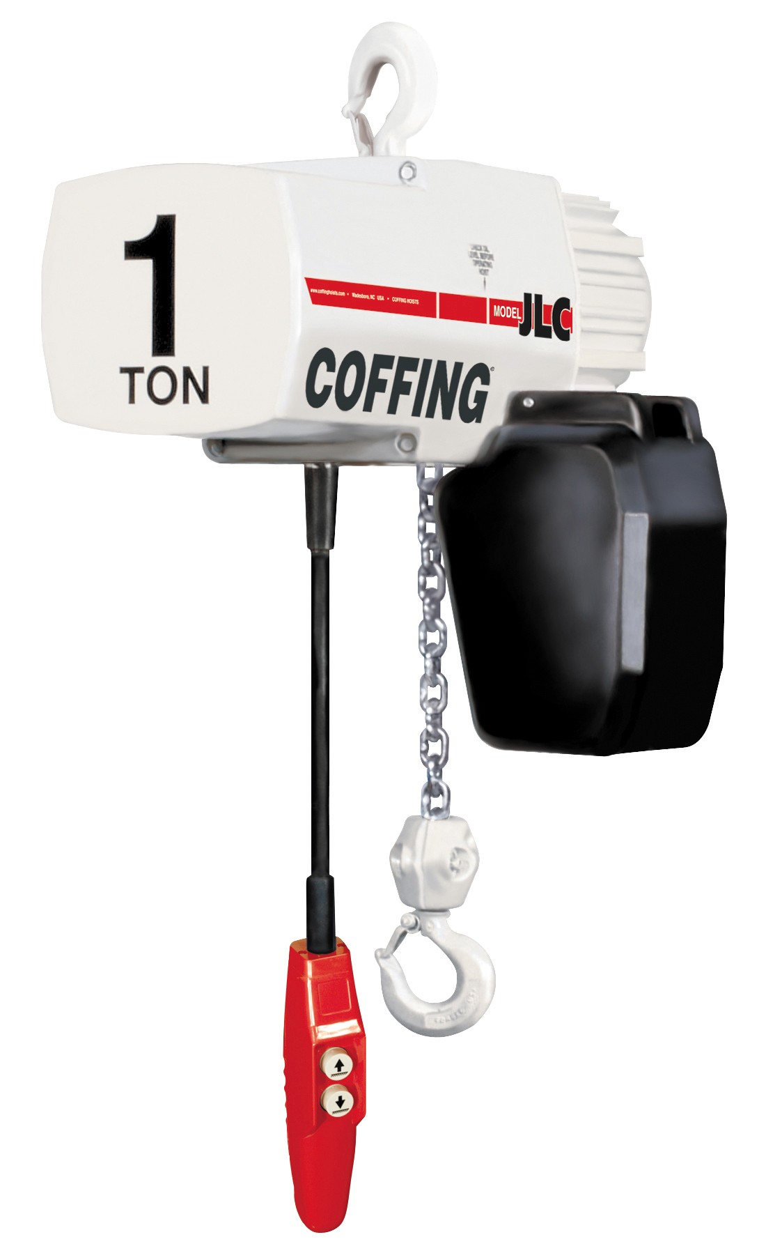 Coffing JLC 1/4 Ton Variable Speed 16 FPM 10' Lift Top Hook